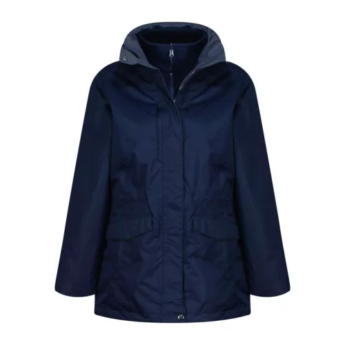 Women'S Benson Iii - Breathable 3 In 1 Jacket (S, Black/Black)