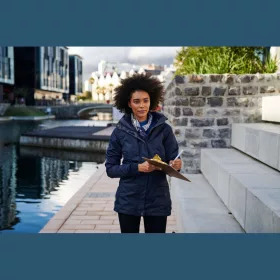   Women'S Benson Iii - Breathable 3 In 1 Jacket (M, Navy/Navy)