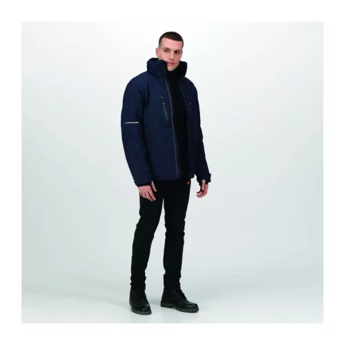 X-Pro Marauder Iii Waterproof Insulated Jacket (S, Navy/Grey)