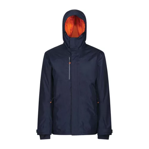 Thermogen Waterproof Heated Jacket (L, Navy/Magma)