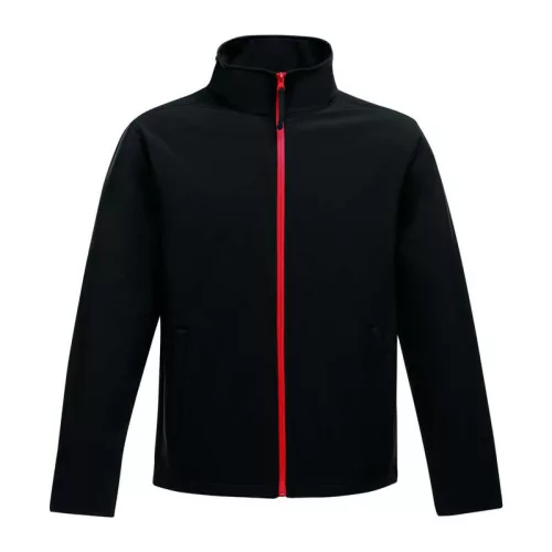 Ablaze Men'S Printable Softshell (2XL, Black/Classic Red)
