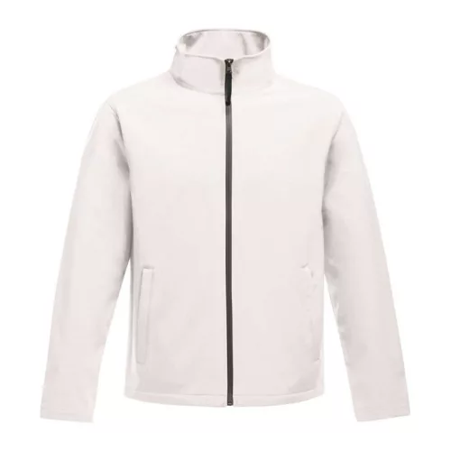 Ablaze Men'S Printable Softshell (S, White/Light Steel)