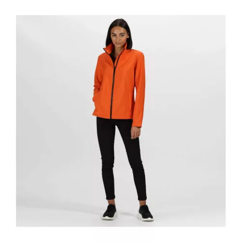 Ablaze Women'S Printable Softshell (L, Magma/Black)