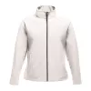 Ablaze Women'S Printable Softshell (M, White/Light Steel)