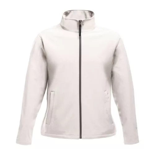 Ablaze Women'S Printable Softshell (S, White/Light Steel)