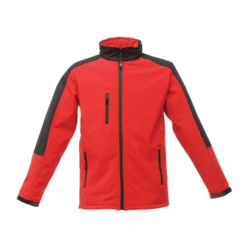 Hydroforce - 3-Layer Membrane Hooded Softshell (L, Classic Red/Black)