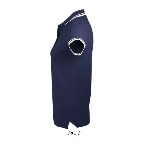 SOL'S PASADENA WOMEN POLO SHIRT (L, French Navy/White)