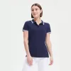 SOL'S PASADENA WOMEN POLO SHIRT (L, Forest Green/White)