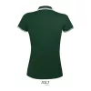 SOL'S PASADENA WOMEN POLO SHIRT (L, Forest Green/White)