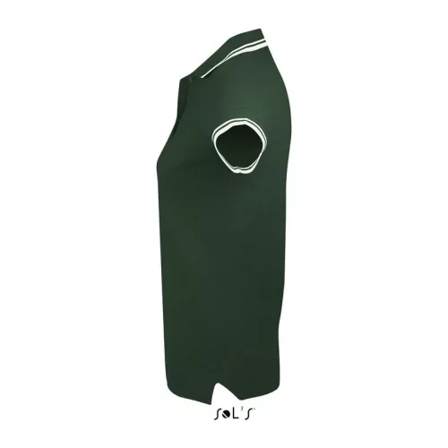 SOL'S PASADENA WOMEN POLO SHIRT (L, Forest Green/White)