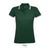 SOL'S PASADENA WOMEN POLO SHIRT (M, Forest Green/White)