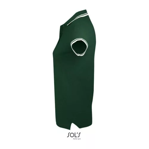 SOL'S PASADENA WOMEN POLO SHIRT (M, Forest Green/White)