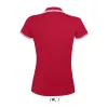 SOL'S PASADENA WOMEN POLO SHIRT (M, Red/White)