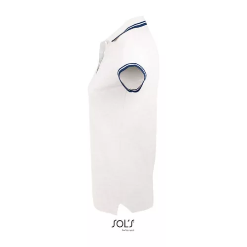 SOL'S PASADENA WOMEN POLO SHIRT (S, White/Navy)