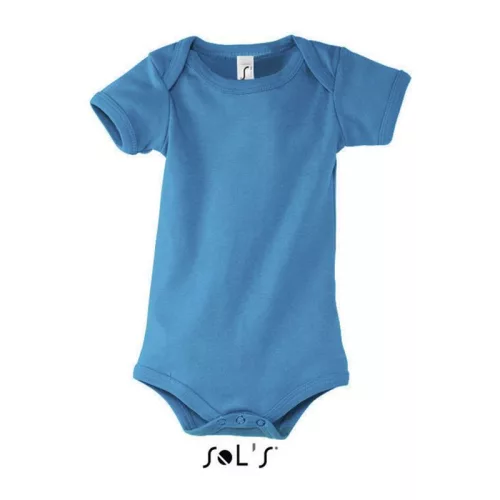 SOL'S BAMBINO - BABY BODYSUIT (12/18M, Aqua)