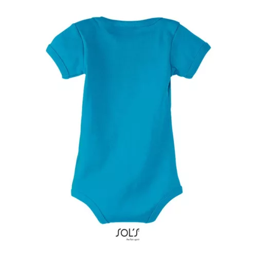 SOL'S BAMBINO - BABY BODYSUIT (12/18M, Aqua)