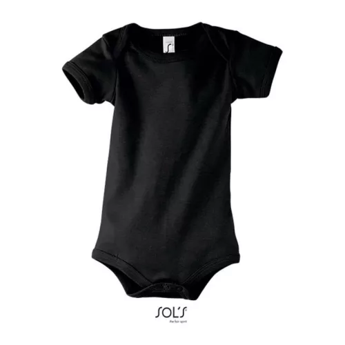 SOL'S BAMBINO - BABY BODYSUIT (12/18M, Black)