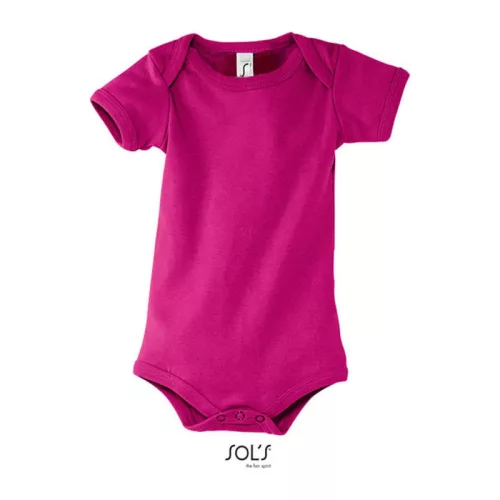 SOL'S BAMBINO - BABY BODYSUIT (3/6M, Fuchsia)