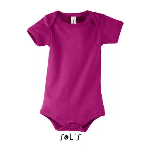 SOL'S BAMBINO - BABY BODYSUIT (6/12M, Fuchsia)