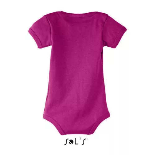 SOL'S BAMBINO - BABY BODYSUIT (6/12M, Fuchsia)