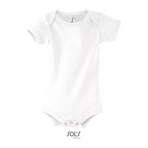 SOL'S BAMBINO - BABY BODYSUIT (12/18M, White)