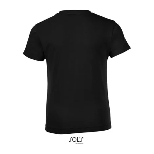 SOL'S REGENT FIT KIDS - ROUND NECK T-SHIRT (8A, Deep Black)