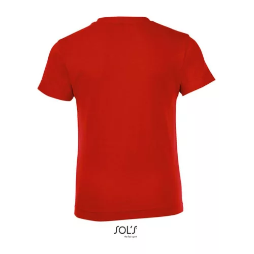 SOL'S REGENT FIT KIDS - ROUND NECK T-SHIRT (6A, Red)