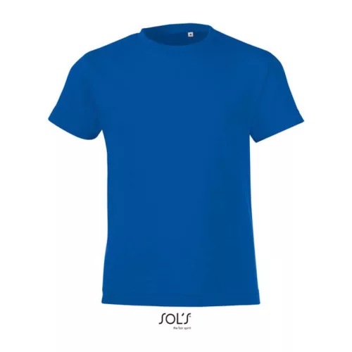 SOL'S REGENT FIT KIDS - ROUND NECK T-SHIRT (12A, Royal Blue)