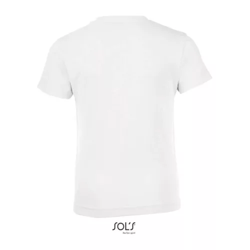 SOL'S REGENT FIT KIDS - ROUND NECK T-SHIRT (4A, White)