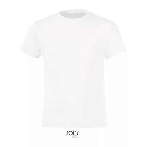 SOL'S REGENT FIT KIDS - ROUND NECK T-SHIRT (6A, White)