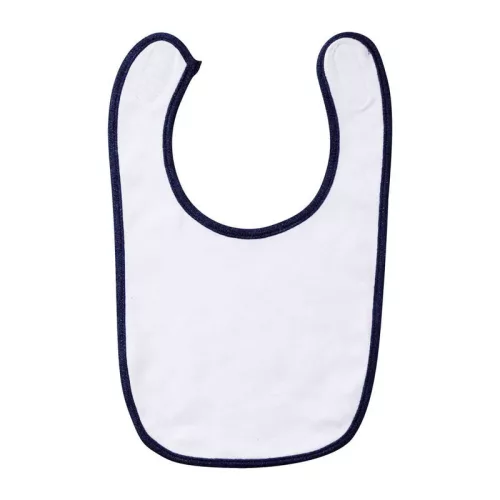 SOL'S BABIB - BABY BIB (U, White/French Navy)