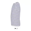 SOL'S MILES KIDS - ROUND NECK STRIPED T-SHIRT (8A, White/Navy)