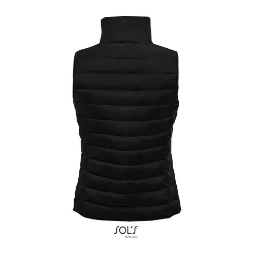 SOL'S WAVE WOMEN - LIGHTWEIGHT BODYWARMER (2XL, Black)