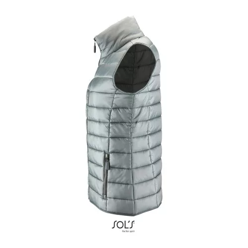 SOL'S WAVE WOMEN - LIGHTWEIGHT BODYWARMER (M, Metal Grey)