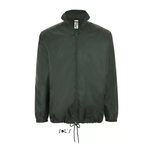 SOL'S SHIFT - UNISEX WATER REPELLENT WINDBREAKER (M, Forest Green)