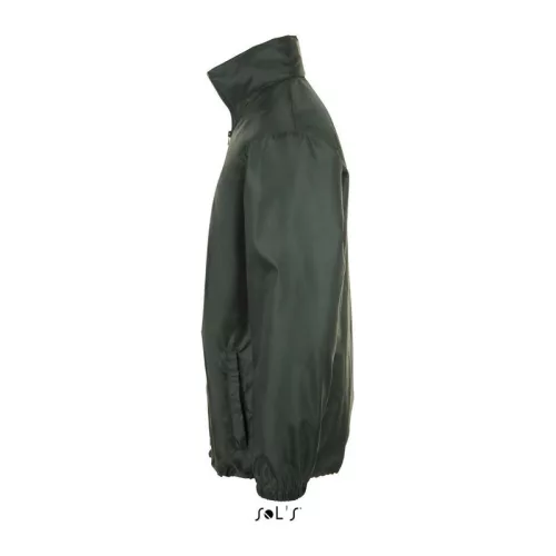 SOL'S SHIFT - UNISEX WATER REPELLENT WINDBREAKER (M, Forest Green)
