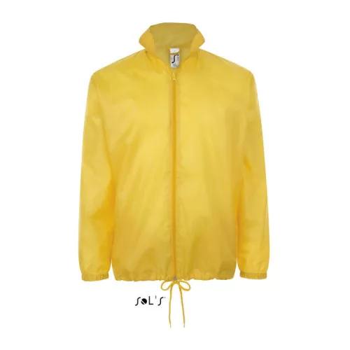 SOL'S SHIFT - UNISEX WATER REPELLENT WINDBREAKER (S, Gold)