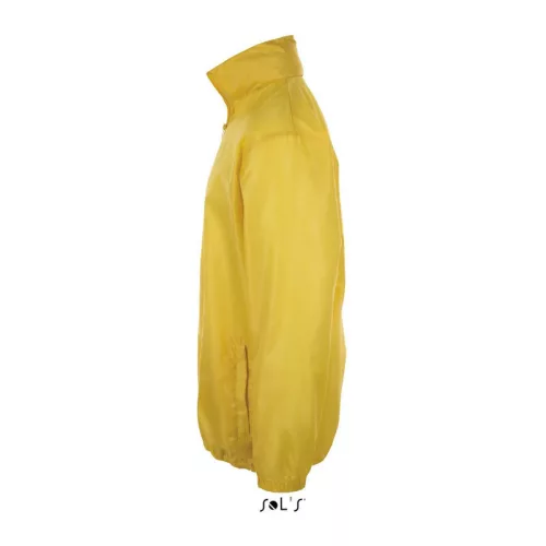 SOL'S SHIFT - UNISEX WATER REPELLENT WINDBREAKER (S, Gold)