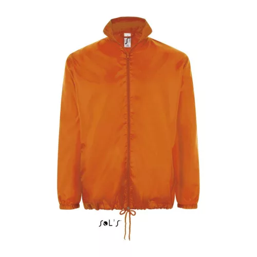 SOL'S SHIFT - UNISEX WATER REPELLENT WINDBREAKER (XL, Orange)