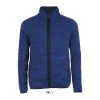 SOL'S TURBO - KNITTED FLEECE JACKET (XS, Bugatti Blue/Navy Pro)