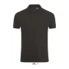SOL'S PHOENIX MEN - COTTON-ELASTANE POLO SHIRT (M, Charcoal Melange)