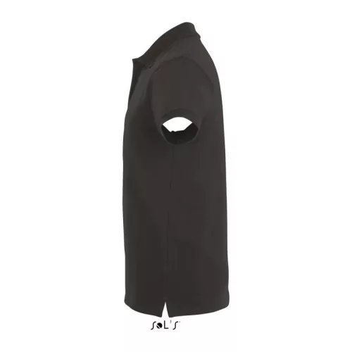 SOL'S PHOENIX MEN - COTTON-ELASTANE POLO SHIRT (S, Charcoal Melange)