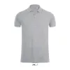 SOL'S PHOENIX MEN - COTTON-ELASTANE POLO SHIRT (S, Grey Melange)