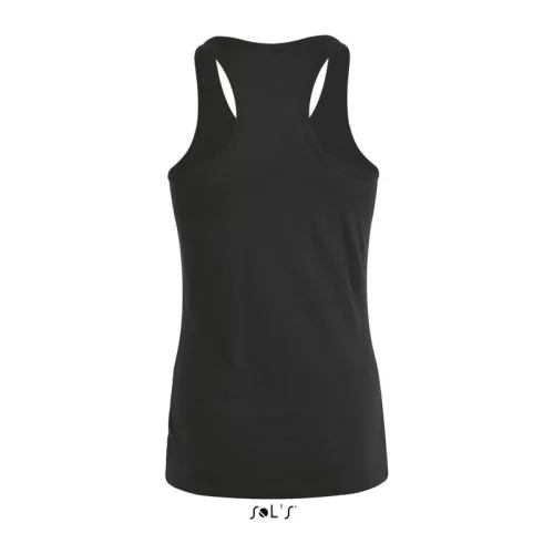 SOL'S JUSTIN WOMEN - RACERBACK TRIKÓ (2XL, Deep Black)