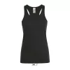 SOL'S JUSTIN WOMEN - RACERBACK TRIKÓ (L, Deep Black)