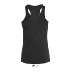 SOL'S JUSTIN WOMEN - RACERBACK TRIKÓ (S, Deep Black)