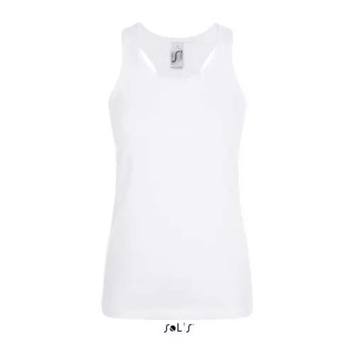 SOL'S JUSTIN WOMEN - RACERBACK TRIKÓ (2XL, White)