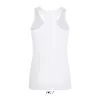 SOL'S JUSTIN WOMEN - RACERBACK TRIKÓ (S, White)