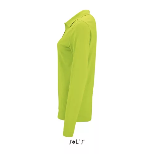 SOL'S PERFECT LSL WOMEN - LONG-SLEEVE PIQUÉ POLO S (M, Apple Green)