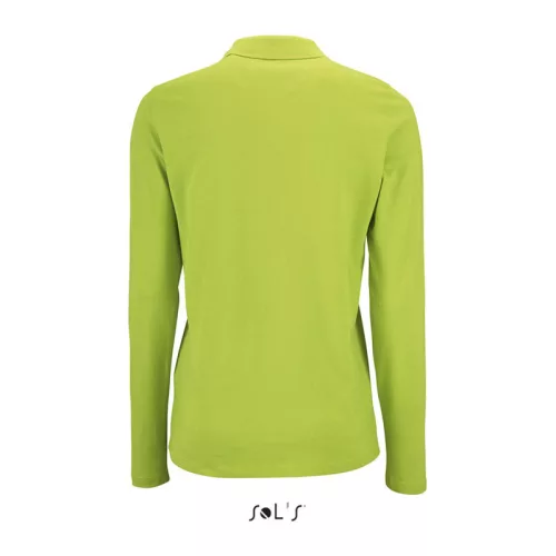 SOL'S PERFECT LSL WOMEN - LONG-SLEEVE PIQUÉ POLO S (XL, Apple Green)